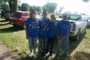 Kat Country Hub Parade Crew: Denise Gilliland, editor, Tri Tran, Whitney Storie and Jeff Gilliland