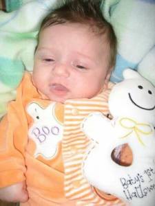 Rylan is ready for Halloween! Photo courtesy of Lyndsay Olson.