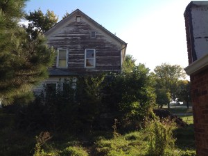 View from the back of the house. Photo Credit/Rosa Schmidt, Oakland Library Director.
