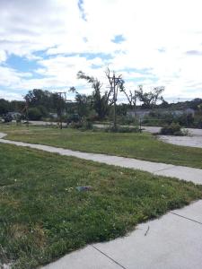 To the left of this trailer is where another stood. Photo Credit/Kristi Dahlgren.