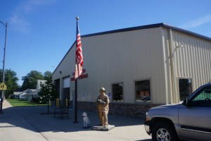 Students learning about fire extinguishers. All of the photo credit/Denise Gilliland, Editor and Chief, Kat Country Hub.