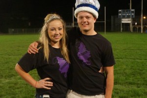Bancroft-Rosalie's Homecoming Queen is Paige Rasch and King is Andre Berg. Photo Credit/Denise Gilliland, Editor and Chief, Kat Country Hub.