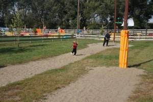 The zipline is a huge hit! Photo Credit/Denise Gilliland, Editor and Chief, Kat Country Hub.