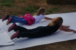 LDNE Kindergarteners and parents and yes Mrs. Beacom all went down the slide at Harvest Moon Pumpkin Patch. The zipline and other activities were also enjoyable. Photo Credit/Denise Gilliland, Editor and Chief, Kat Country Hub.