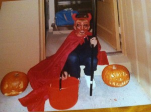Our son Justin, Halloween 1989. Photo Credit/Denise Gilliland, Editor and Chief, Kat Country Hub. 