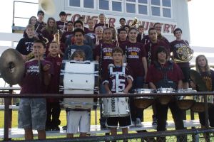 Lyons-Decatur Northeast Pep Band. Photo Courtesy LDNE.