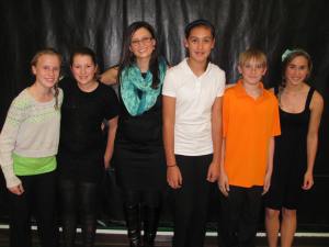 In the picture below, the people from left to right are, Amanda Alford, Cassidy Mentick, Mrs. Cleste Ditter, Kassandra Prieto-Garcia, Mathew Hartley, and Brandy Simonsen. Photo Credit LDNE