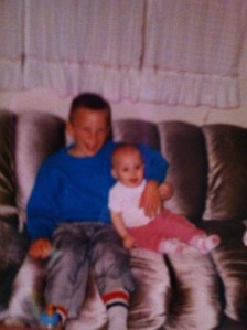 My kids, Justin and Whitney. November, 1989. Photo Credit/Denise Gilliland, Editor and Chief, Kat Country Hub.