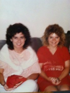 Teresa Tobin and Denise Gilliland in California Oct. 1989. Photo Courtesy Denise Gilliland, Editor and Chief, Kat Country Hub.