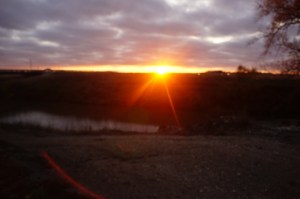 Sunset in Oakland, NE. Photo Credit/Denise Gilliland, Editor and Chief, Kat Country Hub.