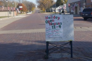 Shoppers were out enjoying a beautiful fall day and Christmas Shopping!