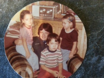 Nov of 1981 Janet (McMurtry) Bericic came home (Oakland)  from tech school before heading to Bitburg Germany for her first duty station. Janet is in uniform pictured with her siblings Kerry,  Megan, and Deirdre. Photo Courtesy Janet Bericic.