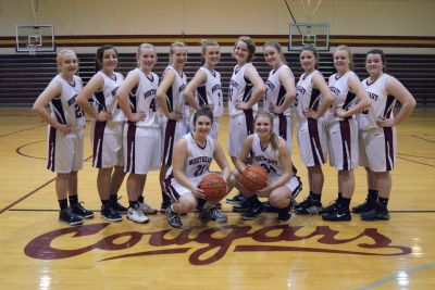 Front row from left: Haley Bacon and Vanessa Peterson. Back row from left: Lexie Bacon, Blair Preston, Abby Peterson, Kelly Wakeley, Maddie Ronnfeldt, Lena Horak, Brianne Haskell, Darcey Simonsen, Tessie Collins, Libby Henneman. Photo Credit/Pat Sharp.