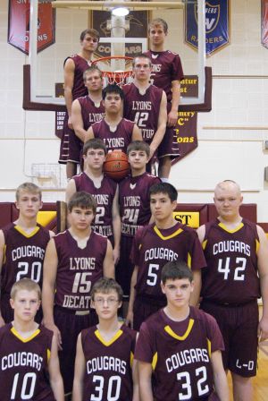 Front row, from left: Montana Riecken, Jacob Whitaker, Joey O'Connor; next row, Jon Christiansen, Marcus Hegy, Tyler Hardeman, Cole Christoffersen; next row Chevy Henneman, Dylan Hardeman; next Bobby Simpson, next David Bishop, Dakota Riecken; last row Taylor Fuston and Alex Brehmer. Photo Credit/Pat Sharp. 