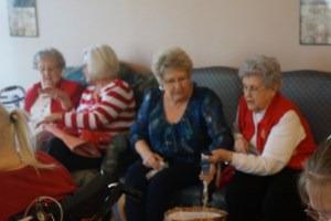 The residents at Logan Valley Manor celebrated Christmas with Santa and his elves. Photo Credit/Denise Gilliland, Editor and Chief, Kat Country Hub.