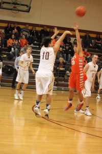 Lyons-Decatur Northeast downs the Oakland-Craig Knights. All Photo Credit/Rhonda Hansen, LDNE.