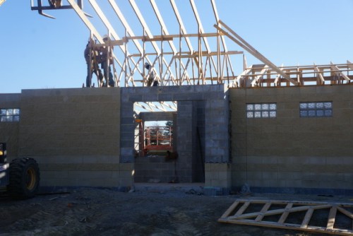 The new bath house for the  new Lyons Pool. Photo Credit/Denise Gilliland, Editor and Chief, Kat Country Hub. 