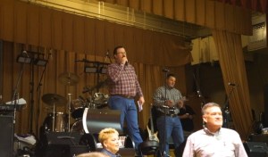 Michael Nissen was one of the auctioneers for the evening. Photo Credit/Denise Gilliland, Editor and Chief, Kat Country Hub.