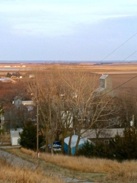 Reservoir Hill overlooks Tekamah. This is a view to the east. Photo Credit/Denise Gilliland, Editor and Chief, Kat Country Hub.