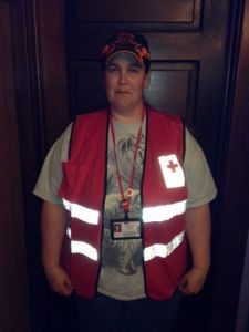 Susan Seery, Volunteer Red Cross Supervisor. Photo Courtesy of Susan Seery.