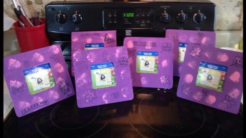 The children at Tiffany's daycare made these picture frames. Photo Courtesy of Tiffany Raabe.