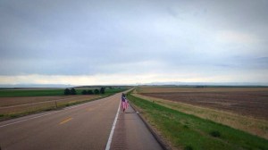 Miles for Heroes crossing the state of Nebraska in honor of Lt. Schwab. Photos Courtesy of Tammi Marreel.