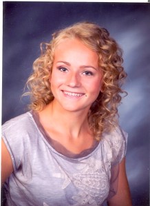 Sarah Alford, daughter of Linda and LeRoy Alford. Activities: FFA four years, Volleyball four years, Basketball one year, Track three years, band three years, Choir four years, Spring play three years, One Acts three years and Student Council one year. Honors: FFA Treasurer one year, Honor Roll four years, Band Wardrobe three years, Choir Wardrobe three years. Future Plans: Attend Northeast Community College majoring in Early Childhood Education. Favorite LDNE Memory: Having snack attacks for doing good in school. The whole school would gather in the old gym and enjoy snacks.