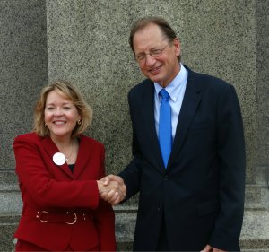 Jane Raybould and Chuck Hassebrook