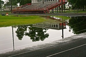 Stormy weather caused flooding in many parts of Oakland's park. All photos credit of Denise Gilliland, Editor and Chief, Kat Country Hub.