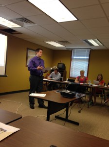 Housing leaders met in Burt County, discussing different possible housing areas, then took a tour of Burt County where tour guides met with them in each community, pointing out places of interest to those in attendance. Photo Credit/Patty Plugge BCEDC.