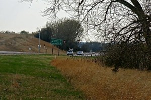 The junction of Highway 77/32 will soon take on a new look with the construction of a roundabout. Both Photos credit of Denise Gilliland/Editor and Chief, Kat Country Hub.