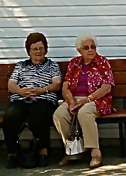 Dorothy Wallace, left, and Elfie Nelson are enjoying a day at the fair. Photo Credit/Denise Gilliland, Editor and Chief, Kat Country Hub.
