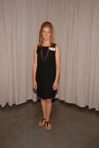 Heidi Miller modeling at state fair. Photo Credit/Mary Loftis.