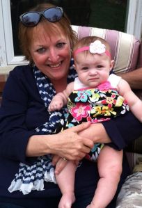 Connie with her granddaughter Kalihan. Photo Courtesy of Connie Peterson.