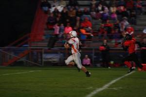 Nick Arlt led the way offensively for the Knights. Photo Credit/Cheri Droescher. 