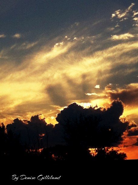 As we were driving to Fremont, we saw a breath taking sunset. I love nature pictures! We didn't have time to stop, so this was taken while going down the road. I wasn't driving. Not too bad for my smartphone! Photo Credit/Denise Gilliland, Editor and Chief, Kat Country Hub.