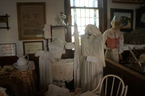 Many wedding dresses are on display at the Swedish Heritage Center in Oakland. Photo Credit/Denise Gilliland, Editor and Chief, Kat Country Hub.