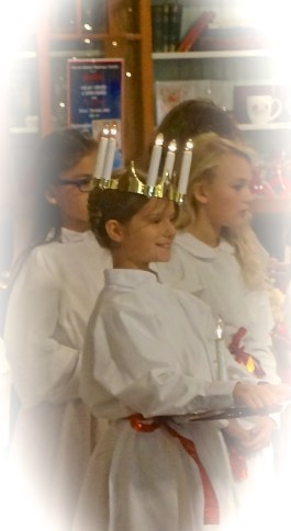 Charlie Webster, daughter of Kate and Justin Webster, reigned over the Santa Lucia Festival held at the Swedish Heritage Center. All photos credit of Denise Gilliland/Editor and Chief, Kat Country Hub. 