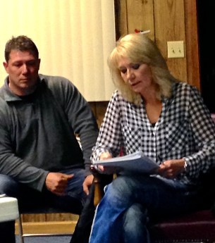 Greg Mockenhaupt and Tammy Schinck were sworn in to the Oakland City Council last evening during the council's regular monthly meeting. They replace Lorie Johnson and Tim Anderson who chose not to run for re-election. Photo Credit/Denise Gilliland, Editor and Chief, Kat Country Hub and also an Oakland City Council member.
