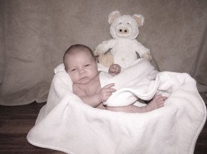 Lane David McElroy was born November 12, 2014 to Brandy and Jarrod McElroy of Lyons, NE. He weighed 9lbs10.5oz. His grandparents  David & Patty Denton of Craig, NE and Larry & Karolyn McElroy of Lyons, NE. His great-grandparents are Fern Denton of Fremont, NE and Carol Barger of Tekamah, NE. His great-great-grandmother  Ruby Hayes of Tekamah, NE. 