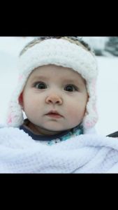 Kinley Eileen Tejkl was born on May 16, 2014 to John and Cally (Frahm) Tejkl of Howells, NE.Her grandparents are Jeff and Sandy Frahm of Oakland, NE.