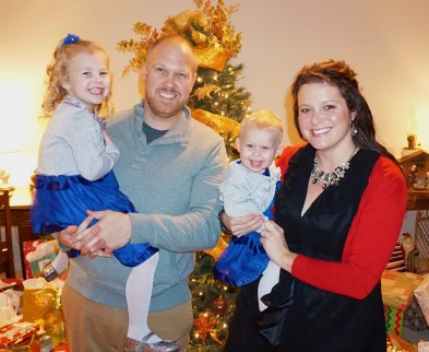 Pictured are Clint and Brooke Peterson with their daughters Paisley and Hadley. Photo courtesy of Brooke Peterson. 