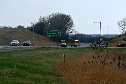 Work to begin again on the roundabout at why 77/32 junction. Photo credit/Denise Gilliland, Editor and Chief, Kat Country Hub. 