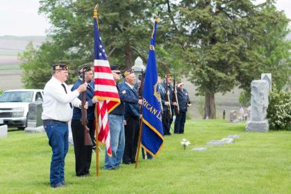 Memorial Day Services were held in Craig, giving tribute to those who have given their lives protecting the freedoms of this country. A plane also flew over in honor of the day. All photos credit of Loren Swanson of Oakland. 