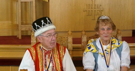 Ed and Betty Hanna are Oakland Swedish Festival's King and Queen. Photo Credit/Denise Gilliland, Editor and Chief, Kat Country Hub. 