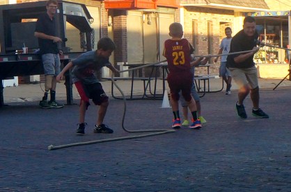 People of all ages competed at the Swedish Festival Tractor Pull. Both Photos Credit of Denise Gilliland/Editor and Chief, Kat Country Hub.