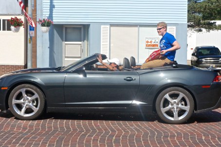 Boys State Governor James Moseman rode through the parade, waving at the crowd who loudly cheered for him! Photo Credit/Denise Gilliland, Editor and Chief, Kat Country Hub. 