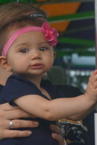 Penelope loved the merry go round! Photo credit/Denise Gilliland, Editor and Chief, Kat Country Hub. 