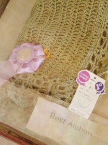 My winning afghan! Photo Credit/Denise Gilliland, Editor and Chief, Kat Country Hub. 