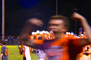 I love this pic, yes it is blurry but this kid was having fun and I wasn't planning this pic, so here it is! Quite the Knight fan. Photo Credit/Denise Gilliland, Editor and Chief, Kat Country Hub.